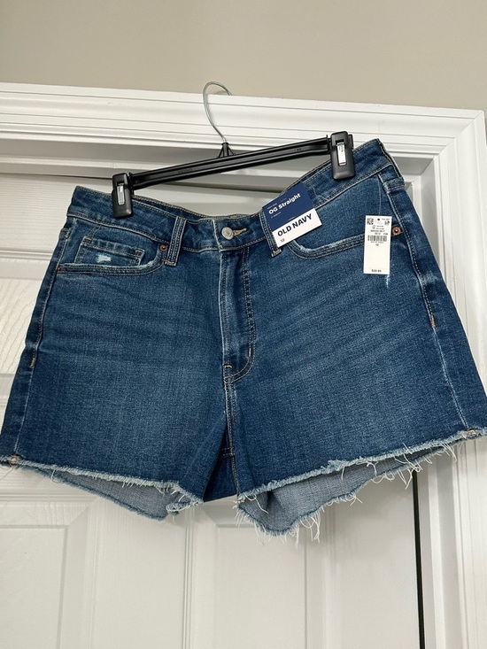 Old Navy Pants - Old Navy Blue Denim Cutoff Shorts with Frayed Hem
